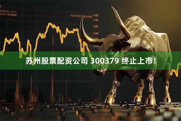 苏州股票配资公司 300379 终止上市！